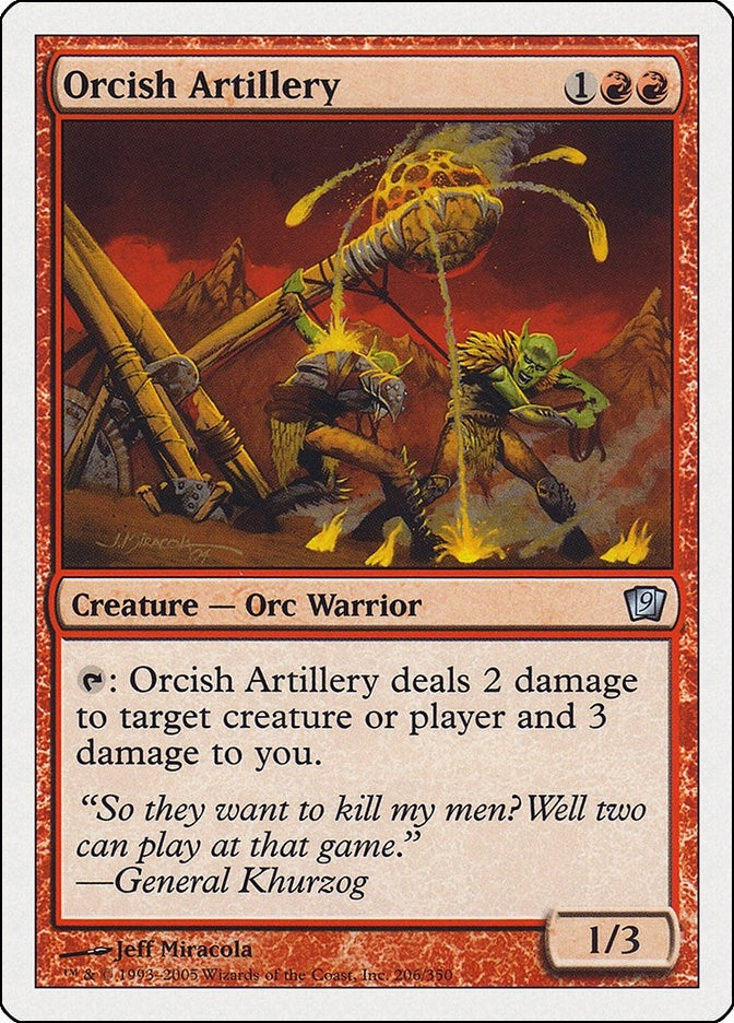 Image for Orcish Artillery (206) (9ED) - Magic: The Gathering