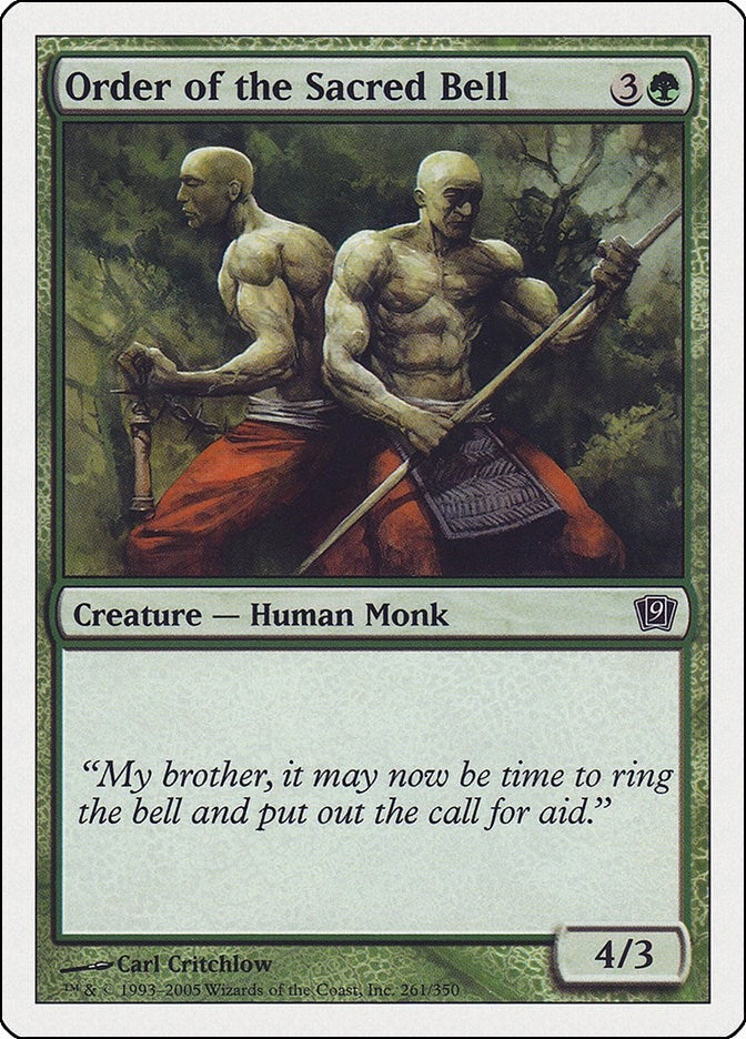 Image for Order of the Sacred Bell (261) (9ED) - Magic: The Gathering