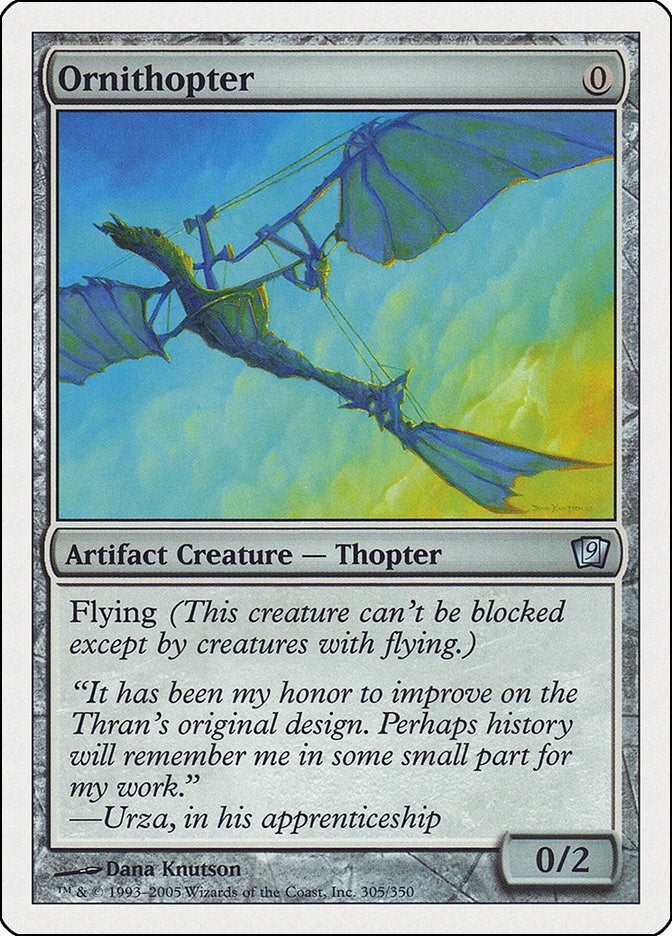 Image for Ornithopter (305) (9ED) - Magic: The Gathering