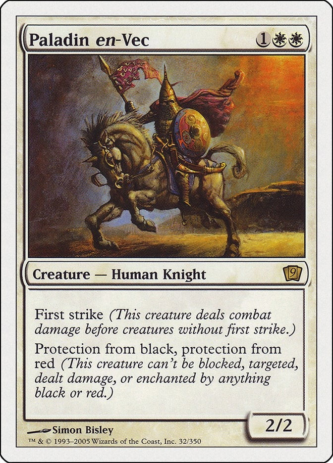 Image for Paladin en-Vec (32) (9ED) - Magic: The Gathering