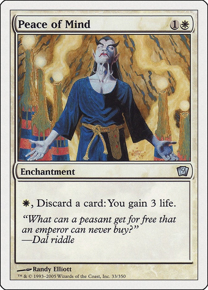 Image for Peace of Mind (33) (9ED) - Magic: The Gathering