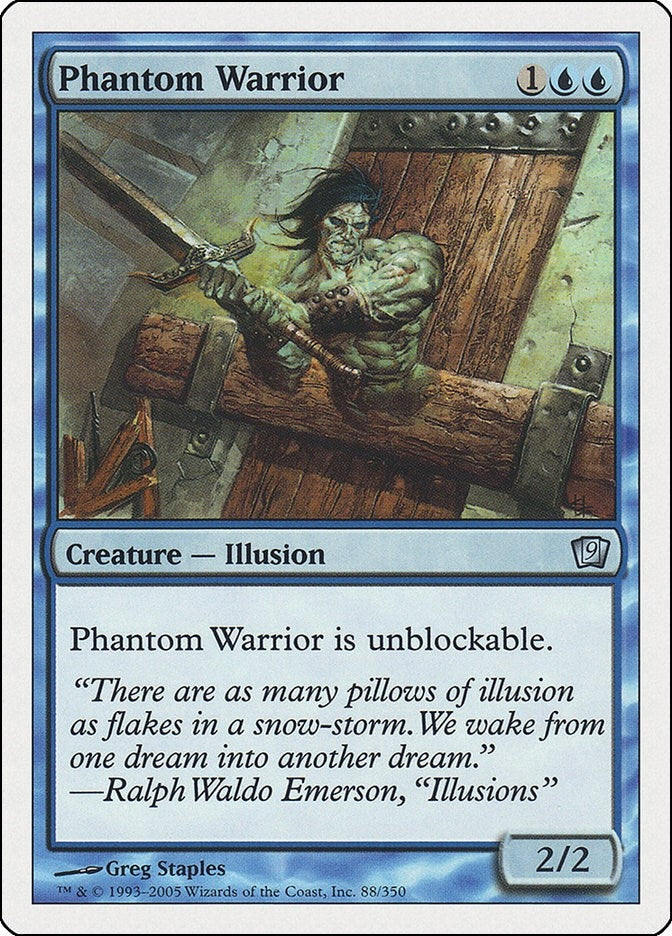 Image for Phantom Warrior (88) (9ED) - Magic: The Gathering