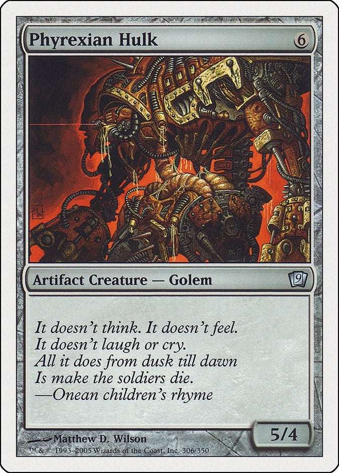 Image for Phyrexian Hulk (306) (9ED) - Magic: The Gathering