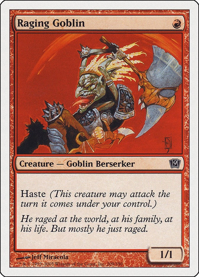 Image for Raging Goblin (9ED) - Magic: The Gathering