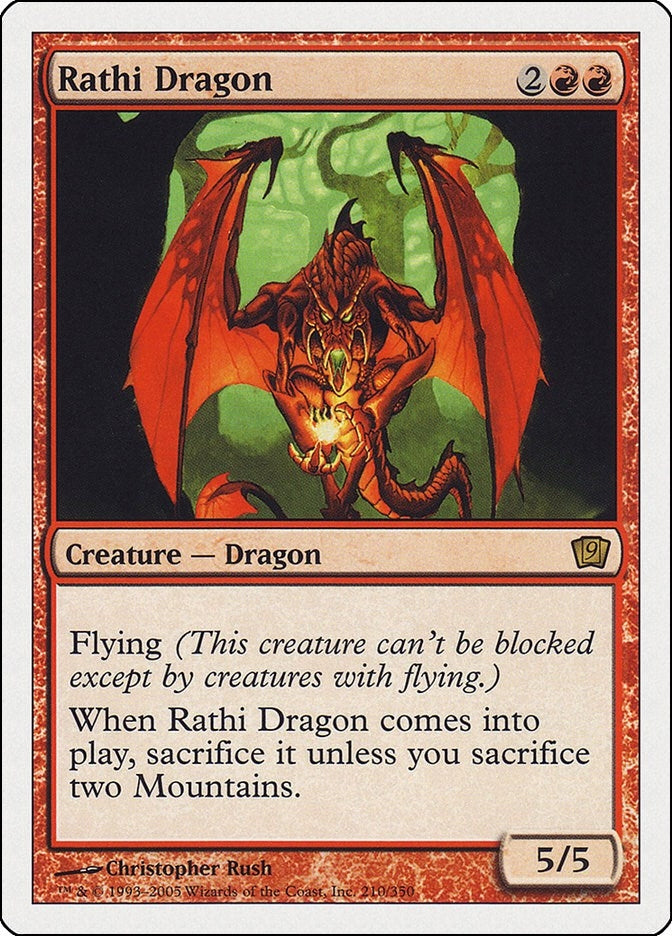 Image for Rathi Dragon (9ED) - Magic: The Gathering