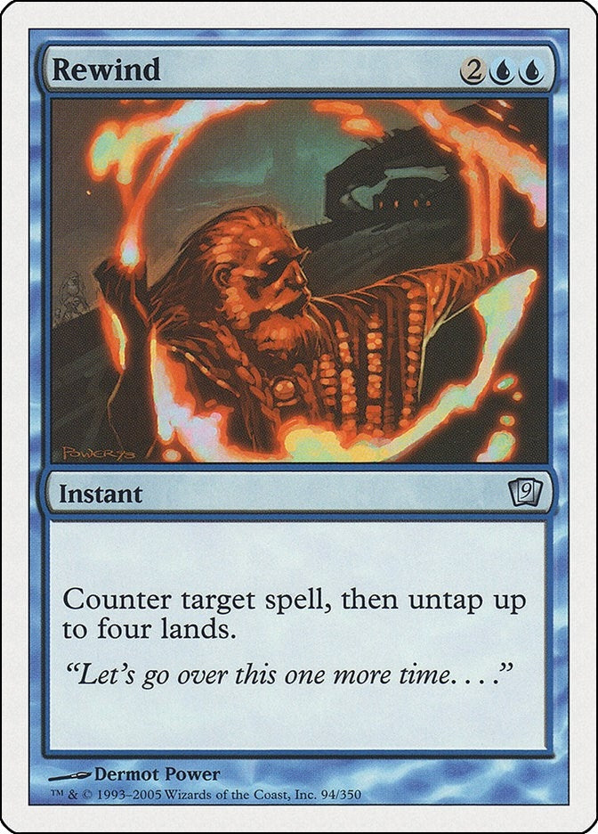 Image for Rewind (94) (9ED) - Magic: The Gathering