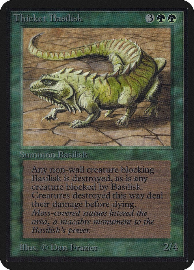 Image for Thicket Basilisk (LEA) - Magic: The Gathering