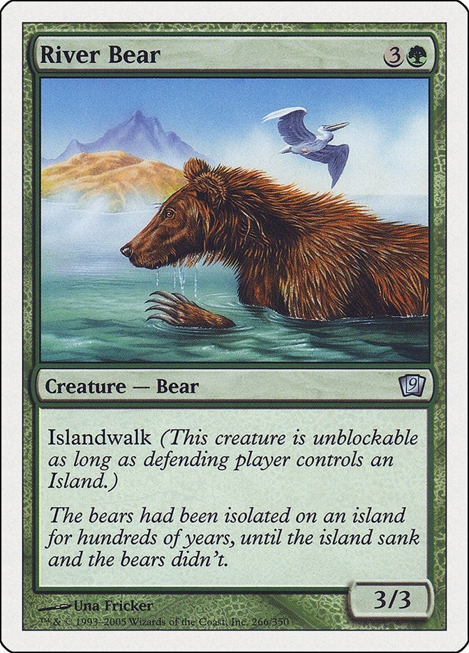 Image for River Bear (266) (9ED) - Magic: The Gathering
