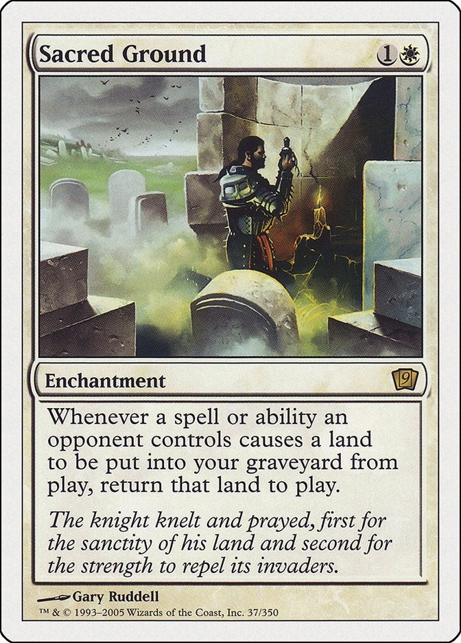 Image for Sacred Ground (37) (9ED) - Magic: The Gathering