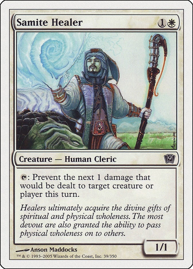 Image for Samite Healer (39) (9ED) - Magic: The Gathering