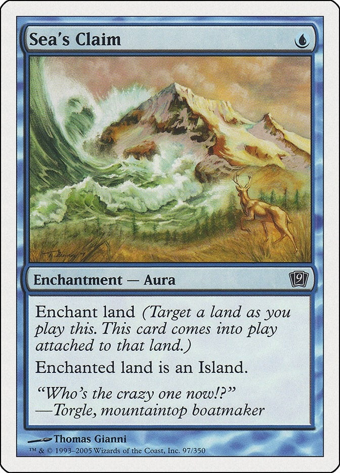 Image for Sea's Claim (9ED) - Magic: The Gathering