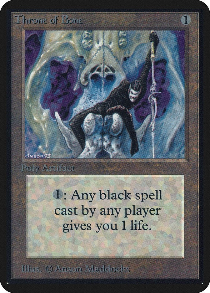 Image for Throne of Bone (LEA) - Magic: The Gathering