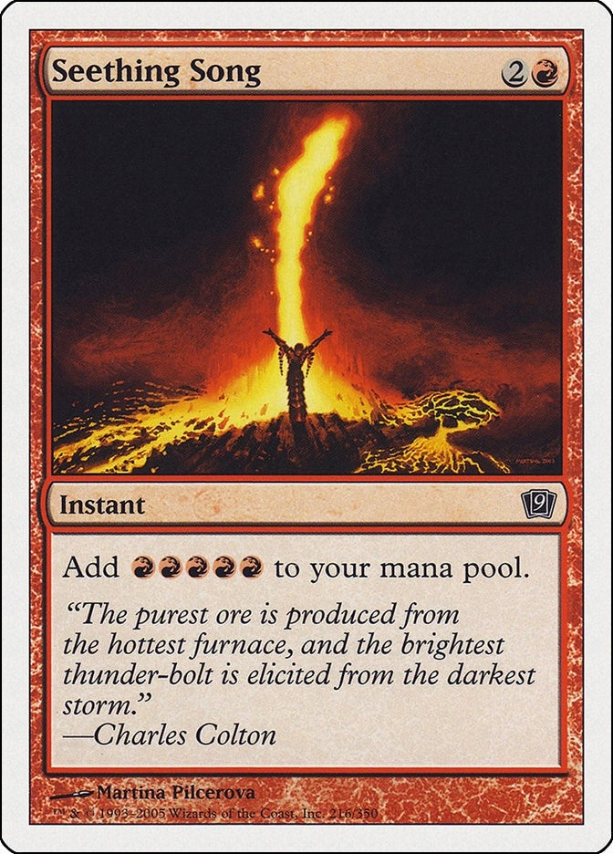 Image for Seething Song (216) (9ED) - Magic: The Gathering