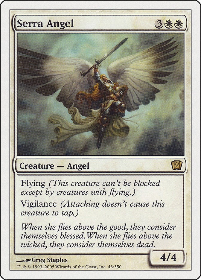 Image for Serra Angel (9ED) - Magic: The Gathering