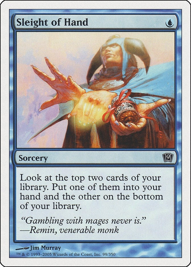 Image for Sleight of Hand (99) (9ED) - Magic: The Gathering