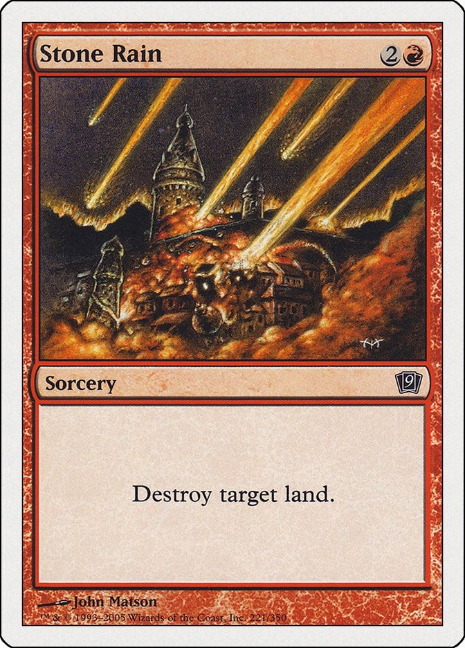 Image for Stone Rain (221) (9ED) - Magic: The Gathering