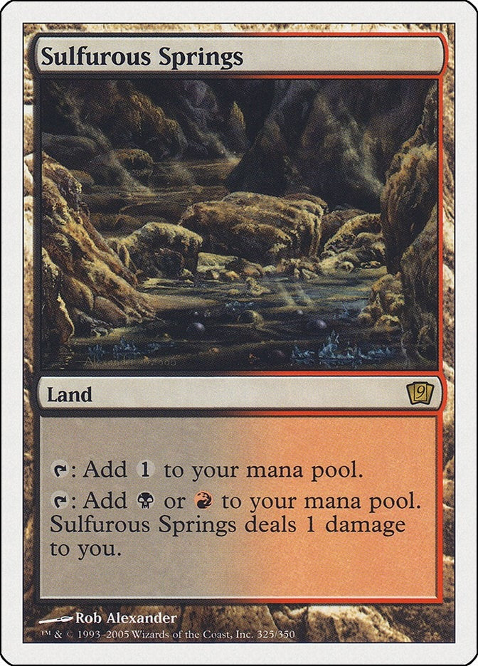 Image for Sulfurous Springs (325) (9ED) - Magic: The Gathering