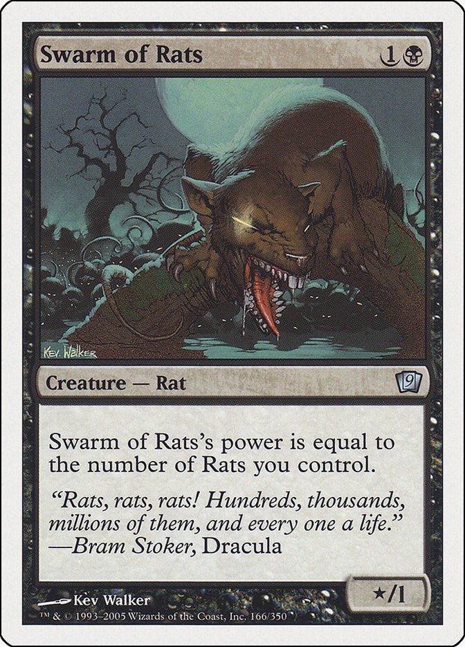 Image for Swarm of Rats (166) (9ED) - Magic: The Gathering