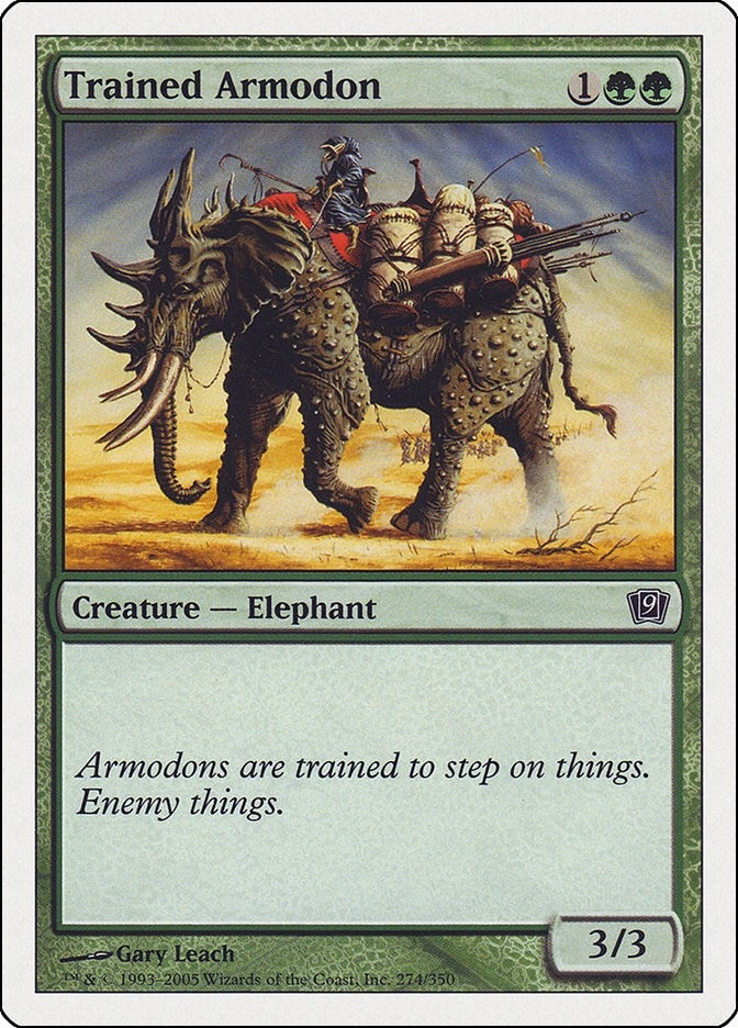 Image for Trained Armodon (274) (9ED) - Magic: The Gathering