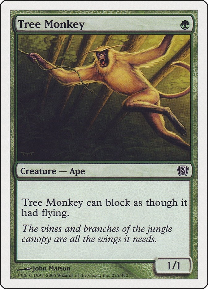 Image for Tree Monkey (275) (9ED) - Magic: The Gathering