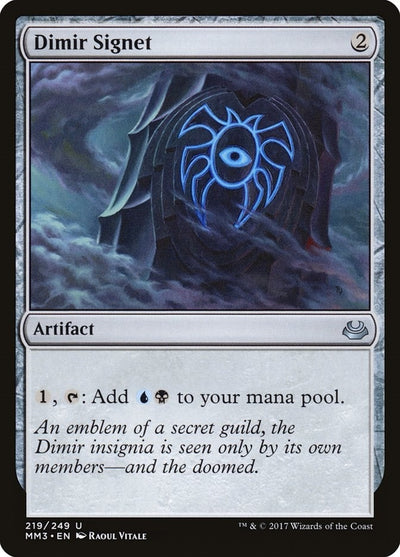 Dimir Signet (219) (MM3)