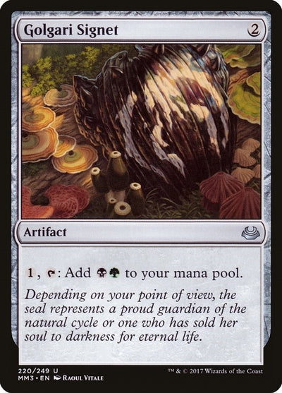 Golgari Signet (220) (MM3)