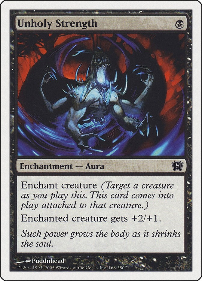 Image for Unholy Strength (168) (9ED) - Magic: The Gathering
