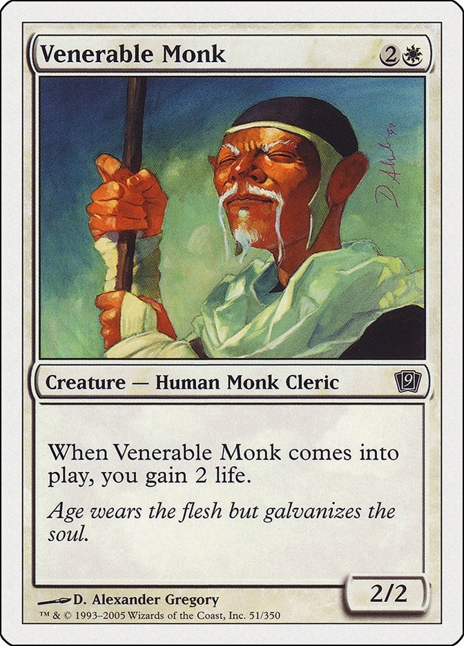 Image for Venerable Monk (51) (9ED) - Magic: The Gathering