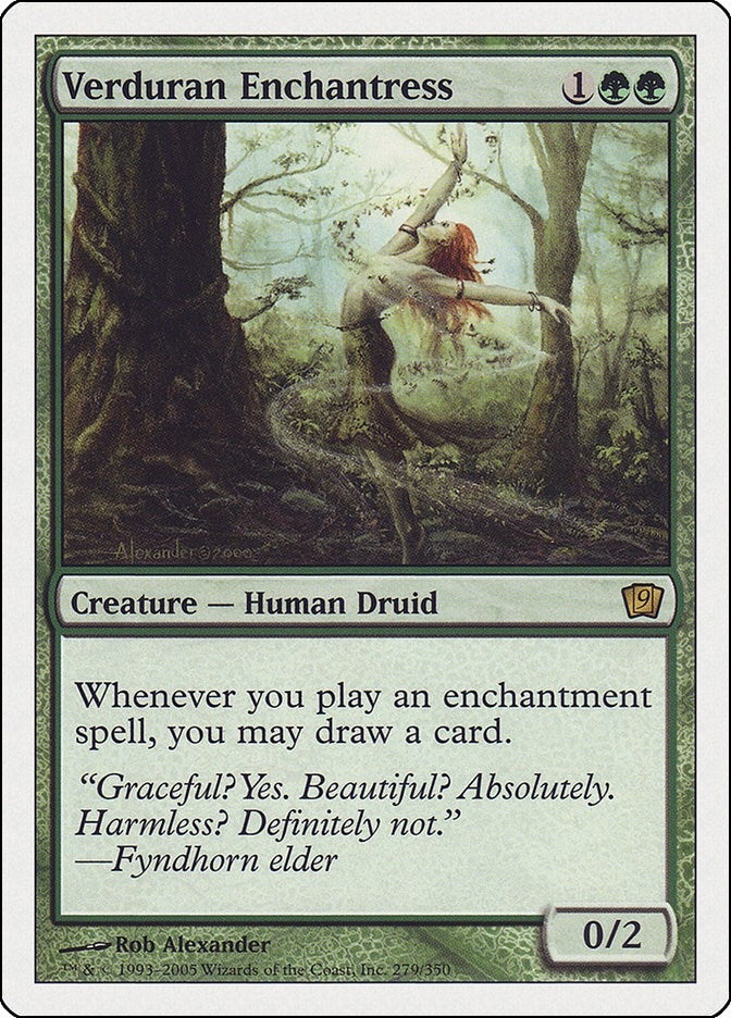 Image for Verduran Enchantress (279) (9ED) - Magic: The Gathering