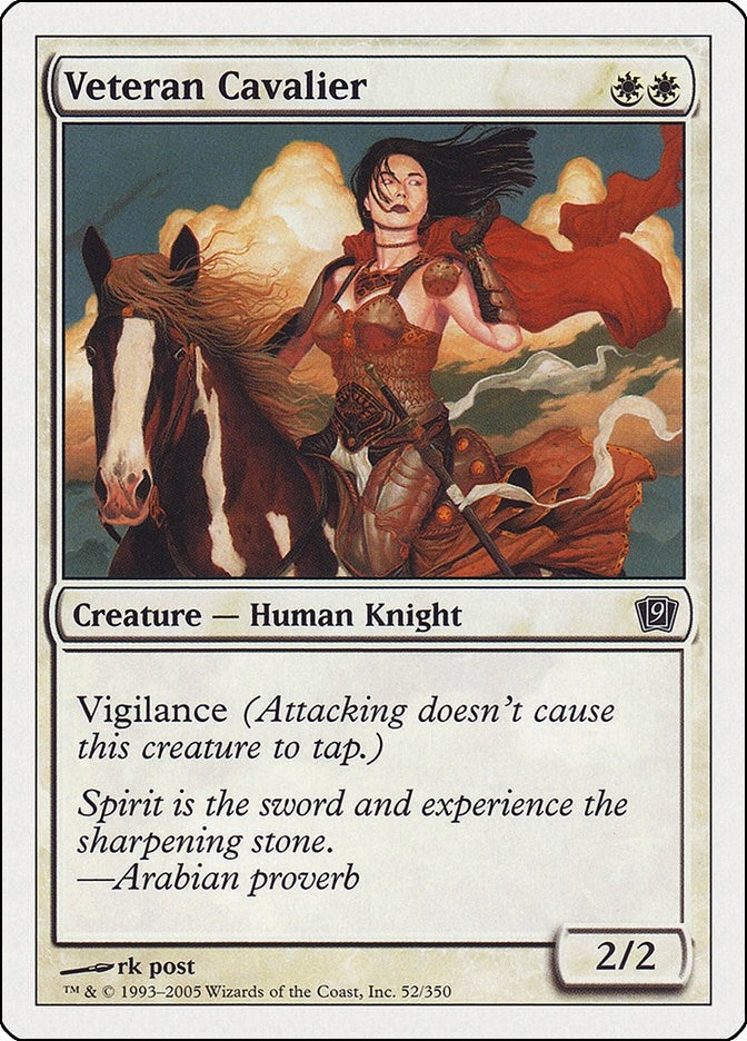 Image for Veteran Cavalier (52) (9ED) - Magic: The Gathering
