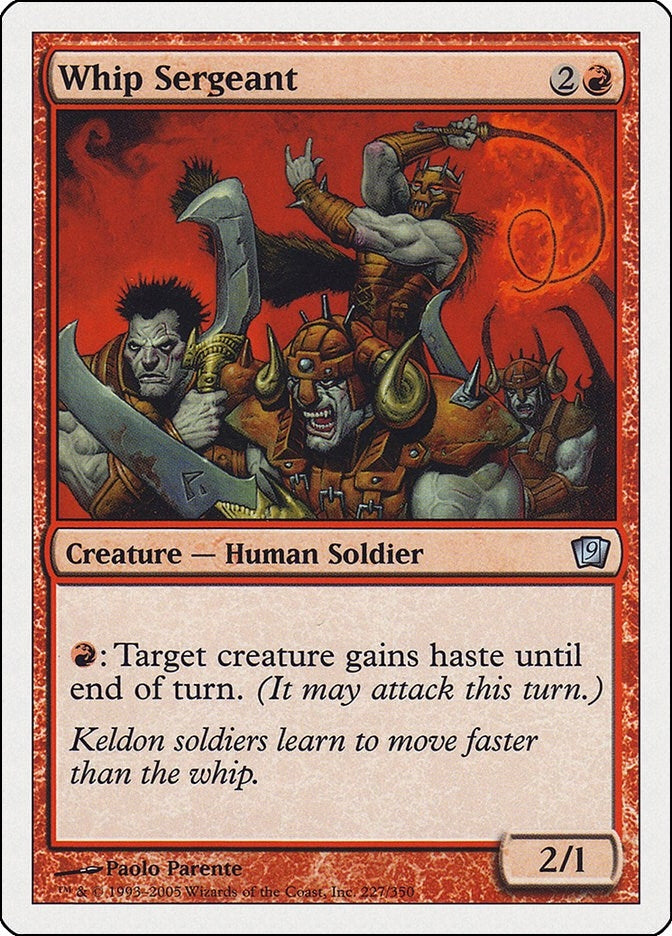 Image for Whip Sergeant (227) (9ED) - Magic: The Gathering
