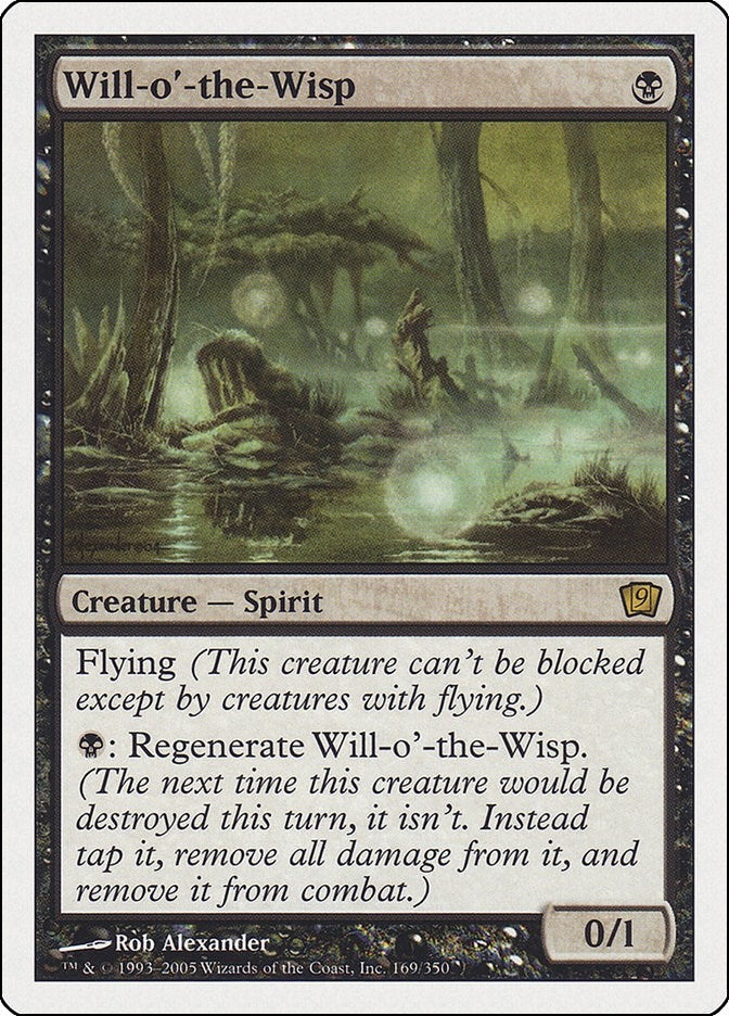 Image for Will-o'-the-Wisp (169) (9ED) - Magic: The Gathering