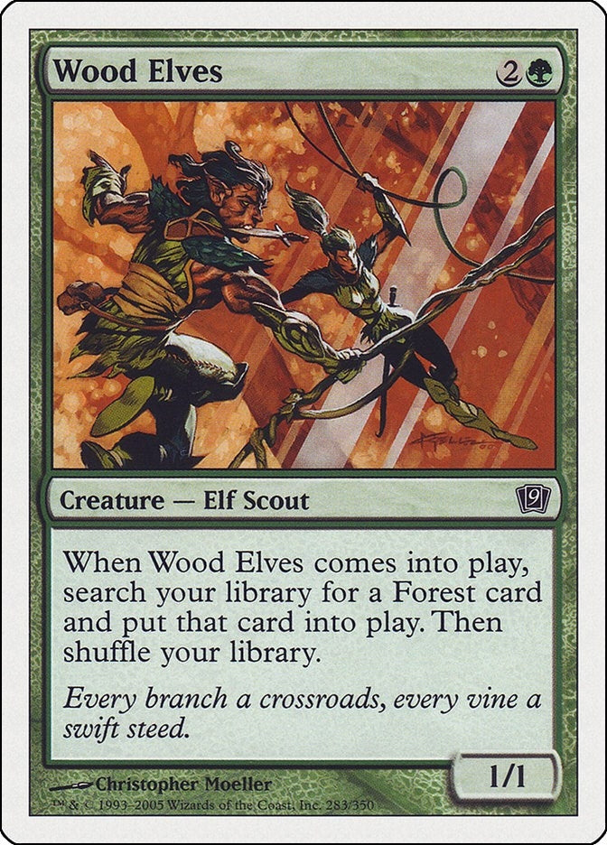 Image for Wood Elves (283) (9ED) - Magic: The Gathering
