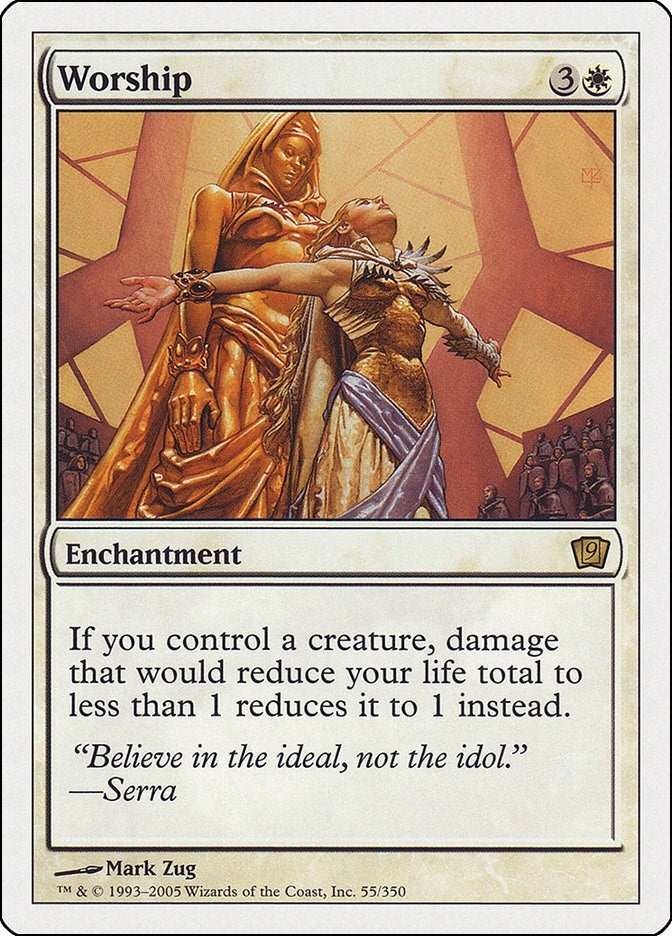 Image for Worship (55) (9ED) - Magic: The Gathering