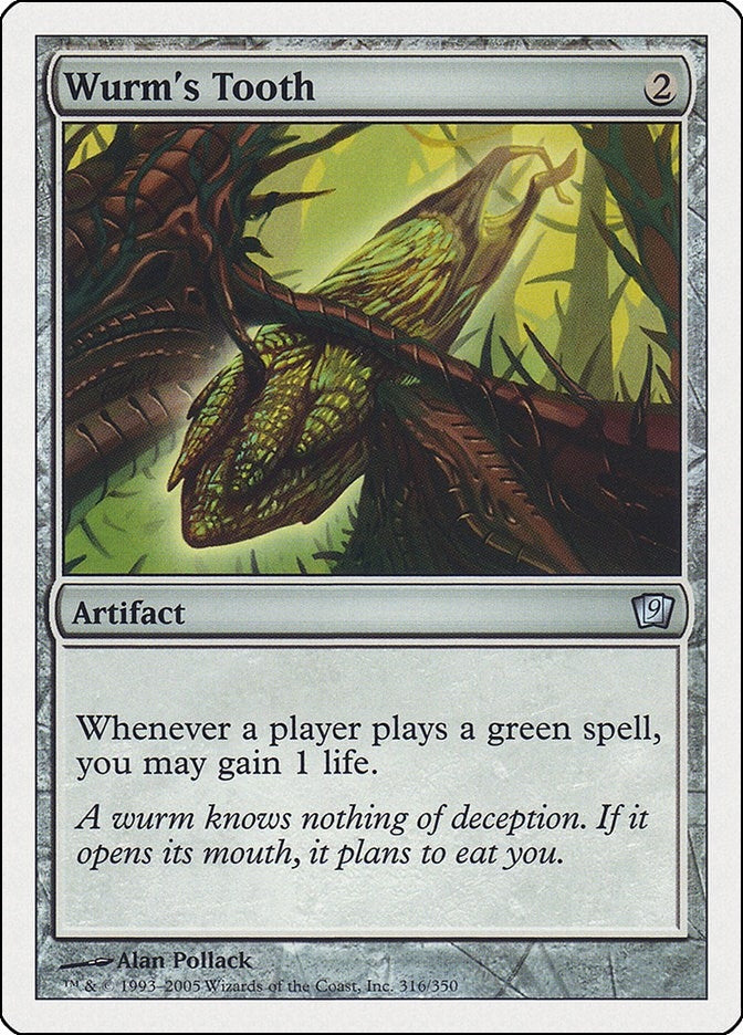 Image for Wurm's Tooth (316) (9ED) - Magic: The Gathering