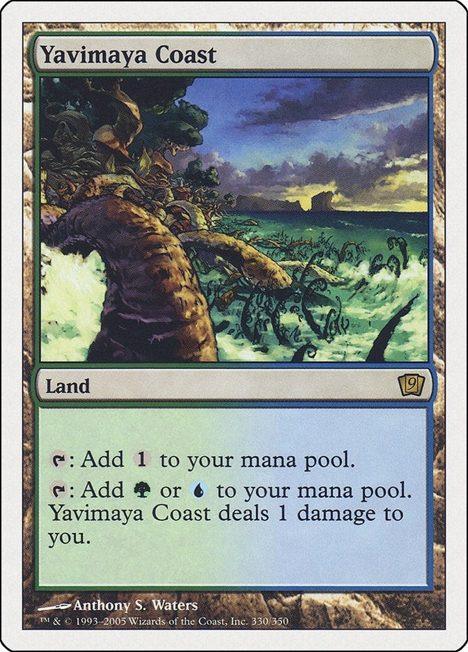 Image for Yavimaya Coast (330) (9ED) - Magic: The Gathering