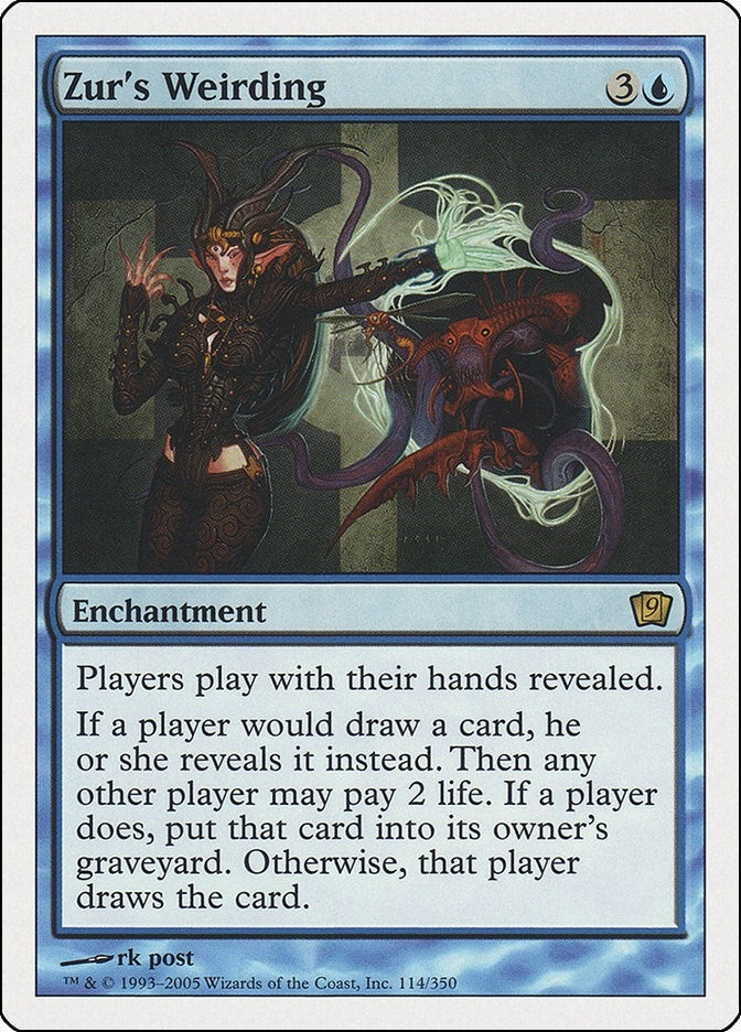 Image for Zur's Weirding (114) (9ED) - Magic: The Gathering