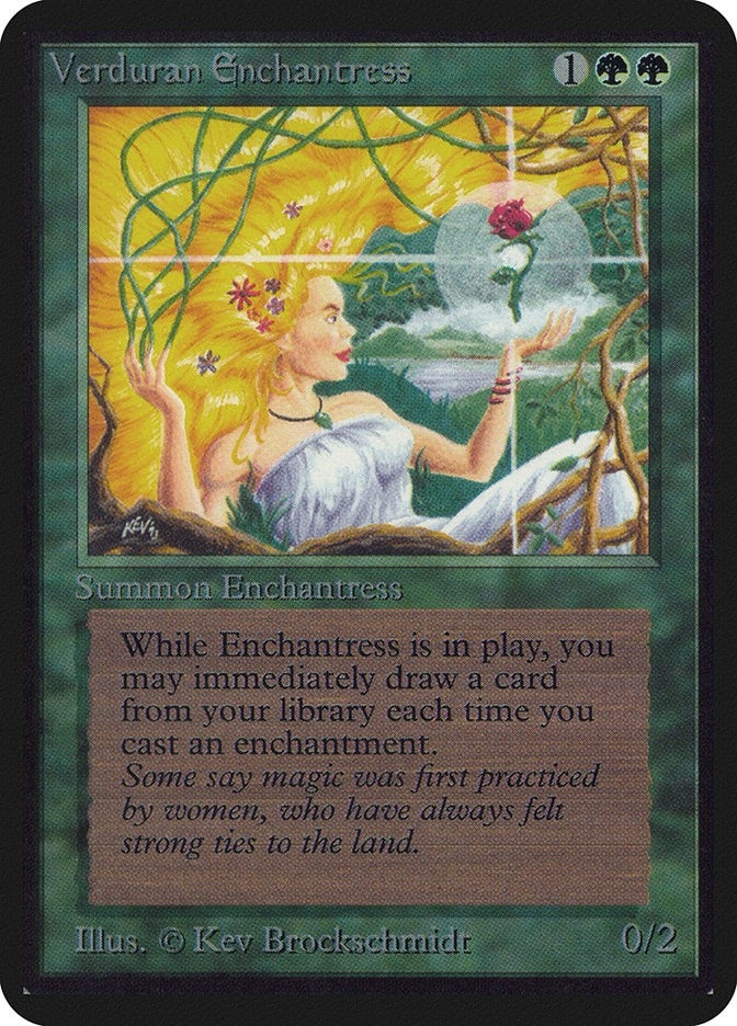 Image for Verduran Enchantress (LEA) - Magic: The Gathering