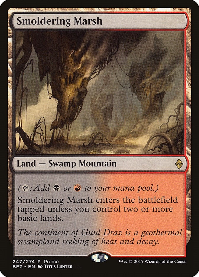 Image for Smoldering Marsh (247) (SSP) - Magic: The Gathering