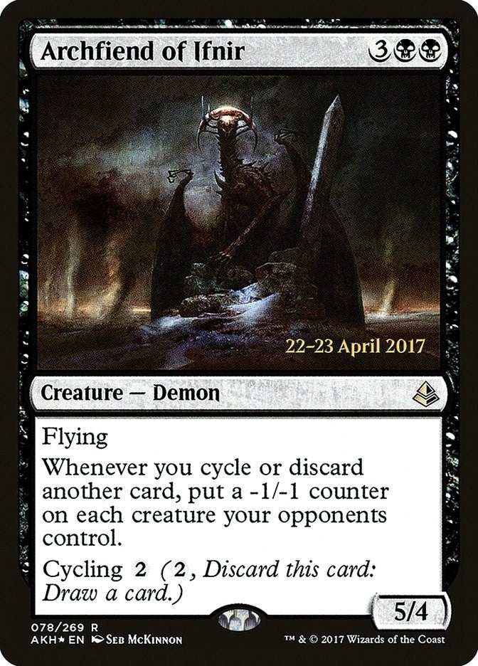 Image for Archfiend of Ifnir (78) (PRE) - Magic: The Gathering