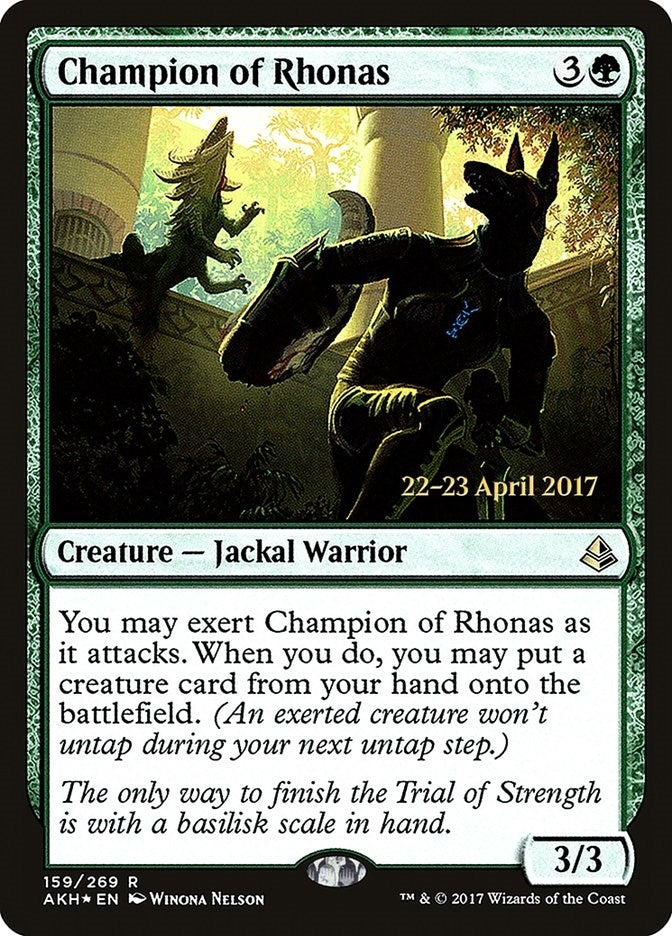 Image for Champion of Rhonas (159) (PRE) - Magic: The Gathering