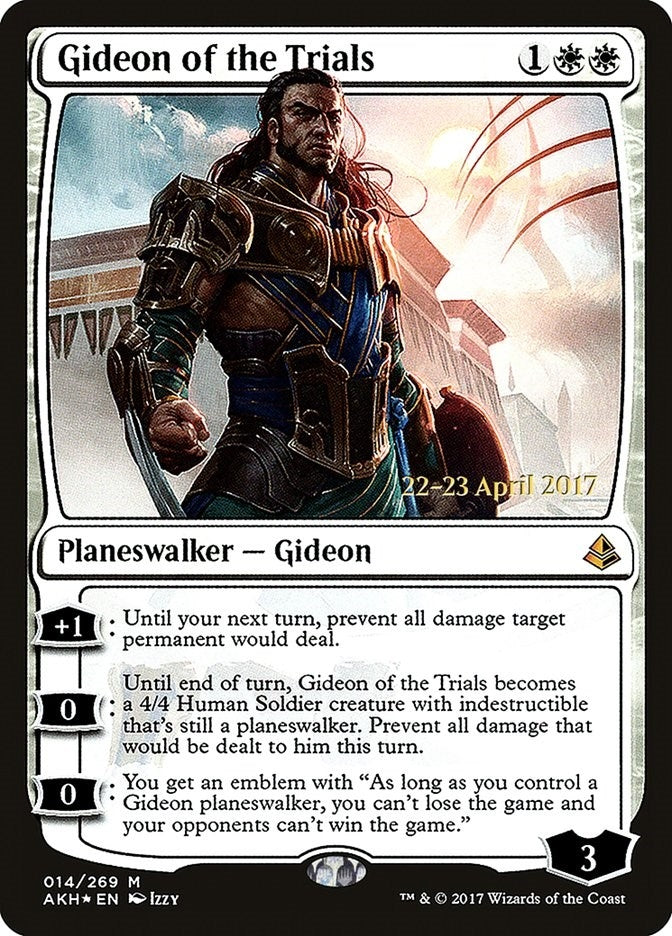 Image for Gideon of the Trials (14) (PRE) - Magic: The Gathering