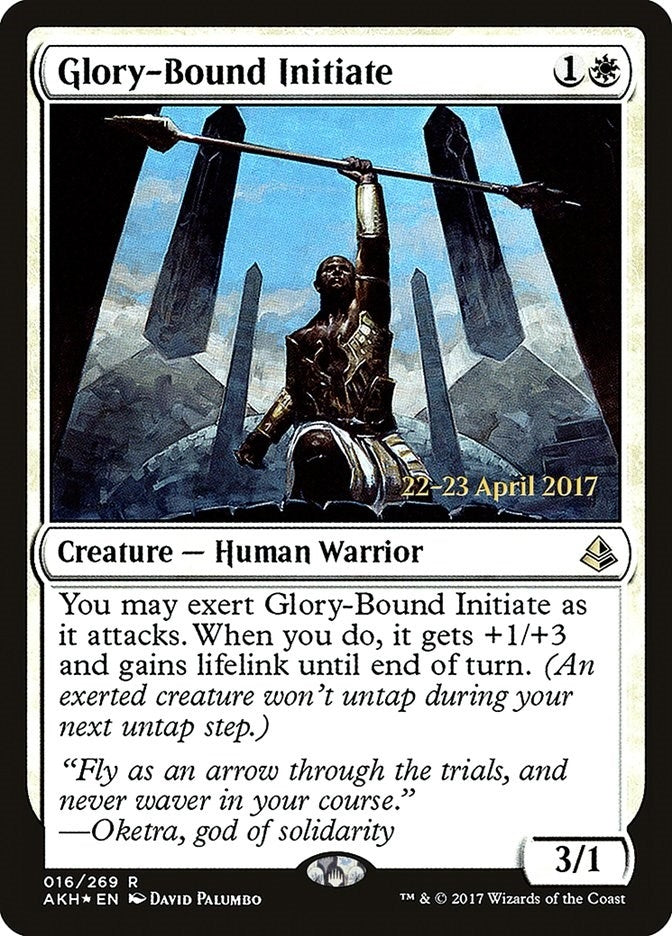 Image for Glory-Bound Initiate (16) (PRE) - Magic: The Gathering