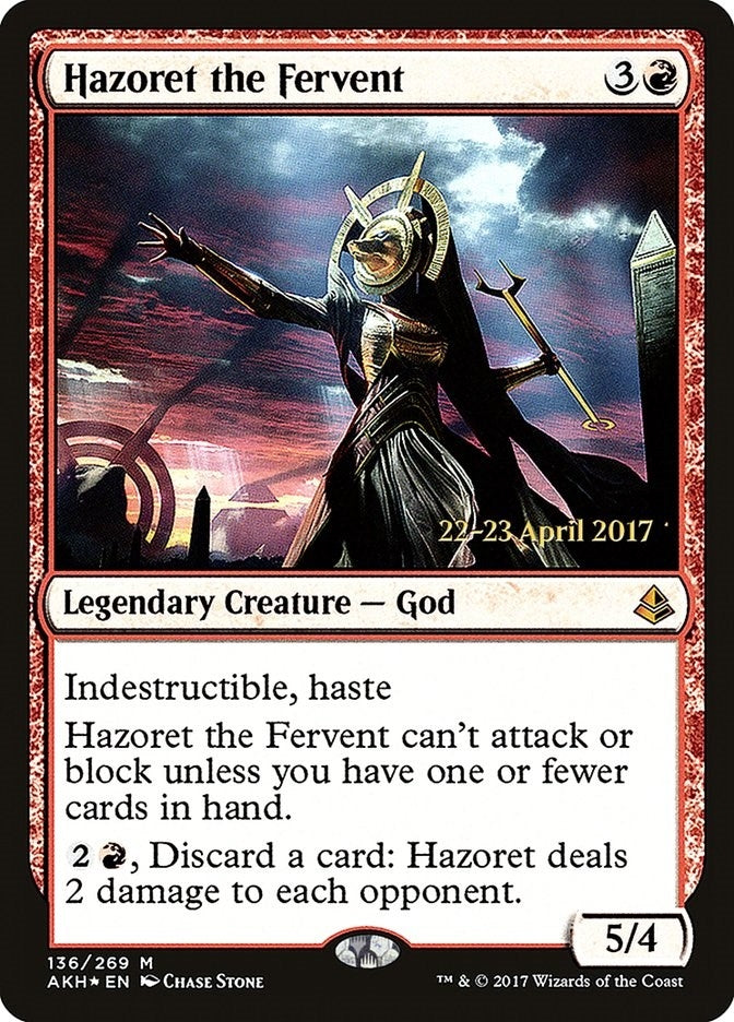 Image for Hazoret the Fervent (136) (PRE) - Magic: The Gathering