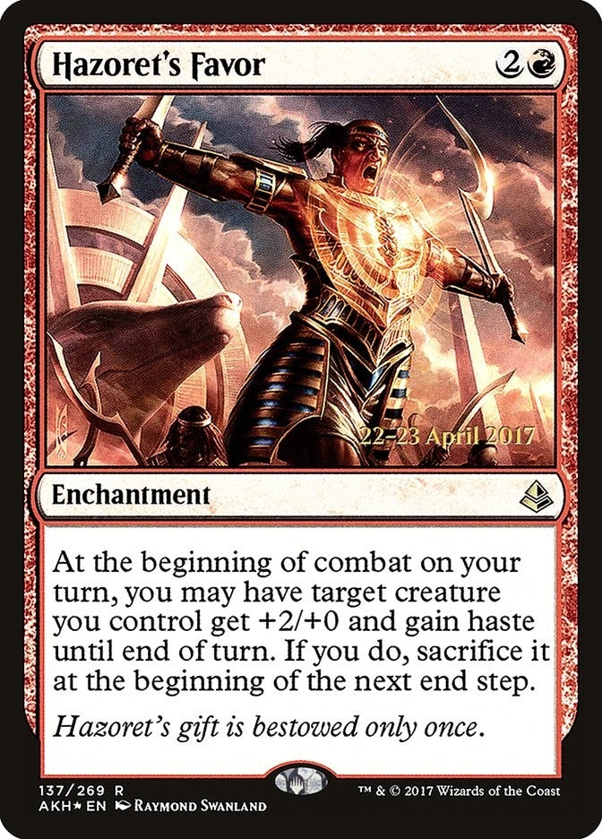Image for Hazoret's Favor (137) (PRE) - Magic: The Gathering