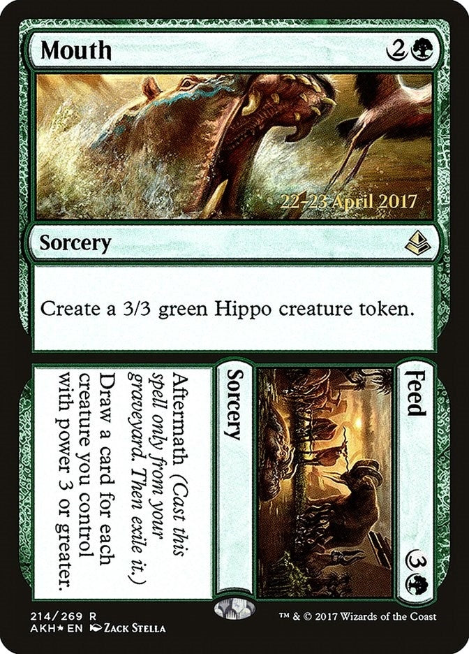 Image for Mouth // Feed (214) (PRE) - Magic: The Gathering