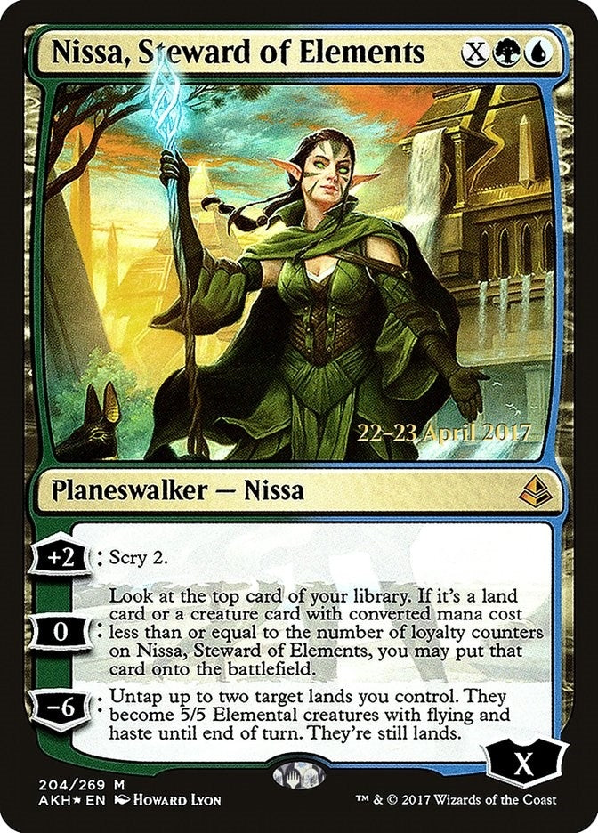 Image for Nissa, Steward of Elements (204) (PRE) - Magic: The Gathering