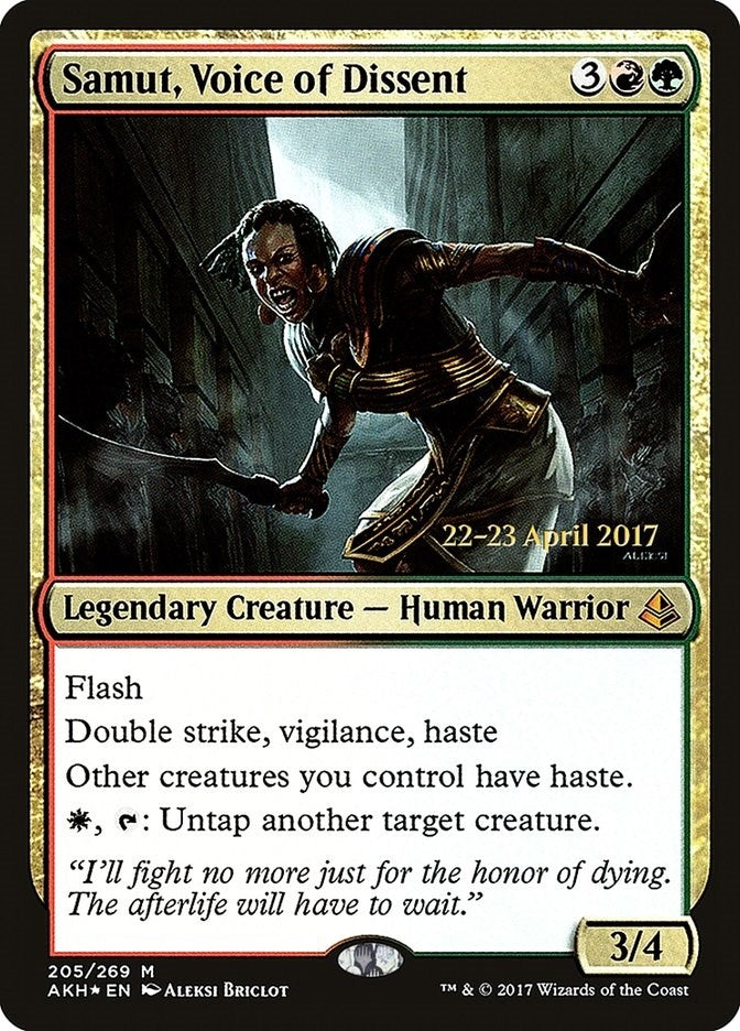 Image for Samut, Voice of Dissent (205) (PRE) - Magic: The Gathering
