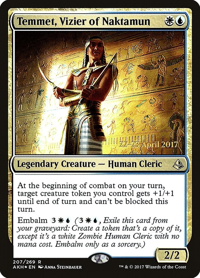 Image for Temmet, Vizier of Naktamun (207) (PRE) - Magic: The Gathering