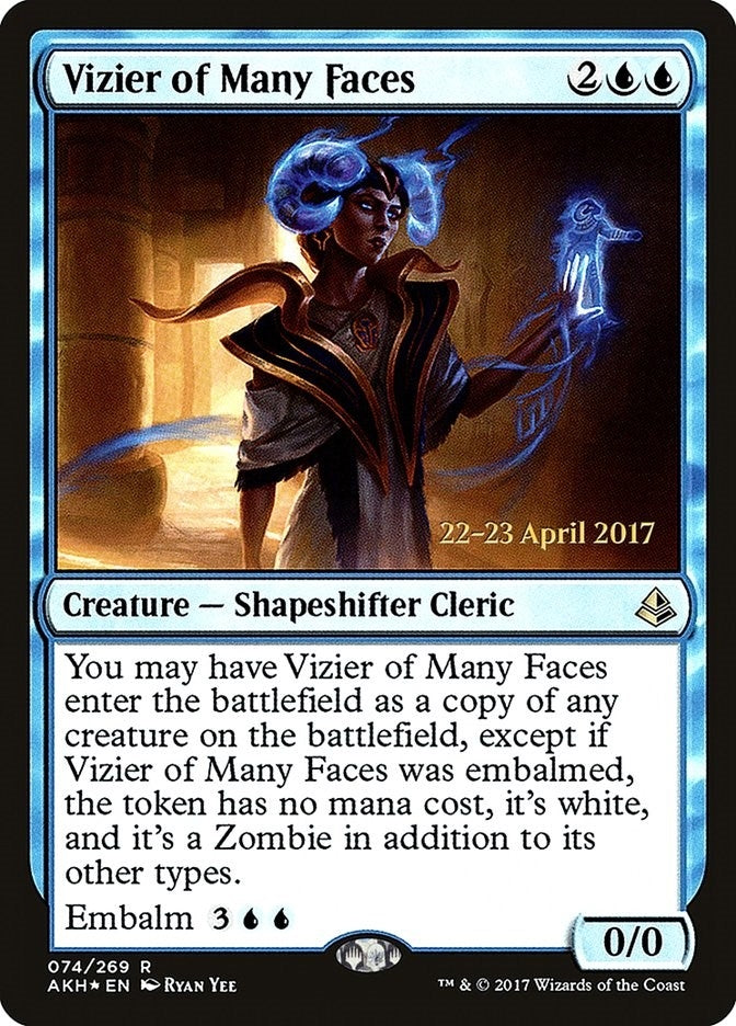 Image for Vizier of Many Faces (74) (PRE) - Magic: The Gathering
